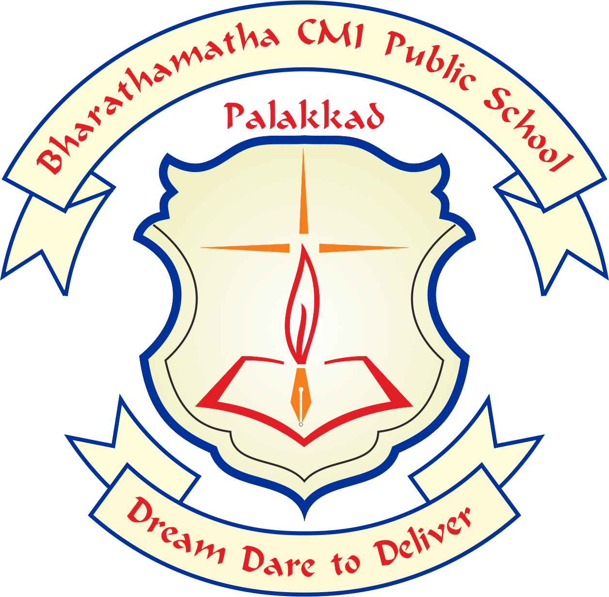 Bharathamatha CMI Public School Logo